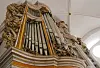 Treutmann-orgelet (1737) i stiftskyrkja St. Georg i Grauhof.