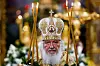 Patriark Kirill av Moskva under den ortodokse julegudstenesta 6. januar i år.