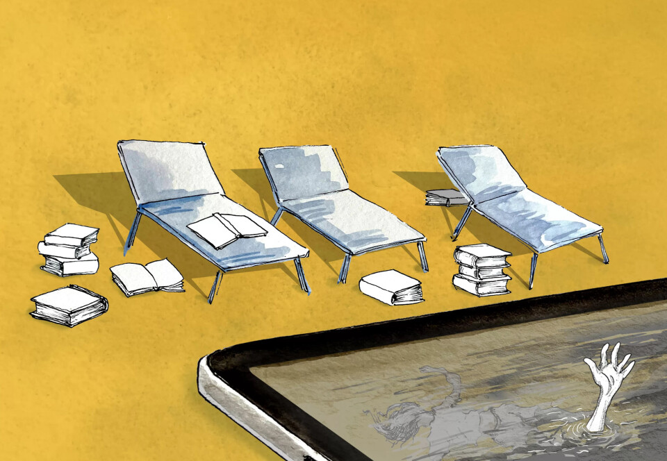 iPad-bobla som brast