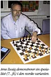 Frå intervjuet med Arne Zwaig i Norsk Sjakkblad nr. 2/2005.
