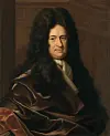 Gottfried Wilhelm Leibniz, måla av Christoph Bernhard Francke kring 1695. Leibniz (1646–1716) skal ha vore den fyrste filosofen som fann djupe parallellar mellom sjakk og språk.