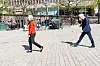 LO-leiar Peggy Hessen Følsvik og partileiar Jonas Gahr Støre (A) på Youngstorget 1. mai.