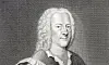 Georg Philipp Telemann (1681–1767). Utsnitt av koparstikk frå kring 1745.