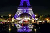 Måndag 9. oktober vart Eiffeltårnet i Paris lyssett i fargane til det israelske flagget etter Hamas-åtaket mot Israel to dagar før.