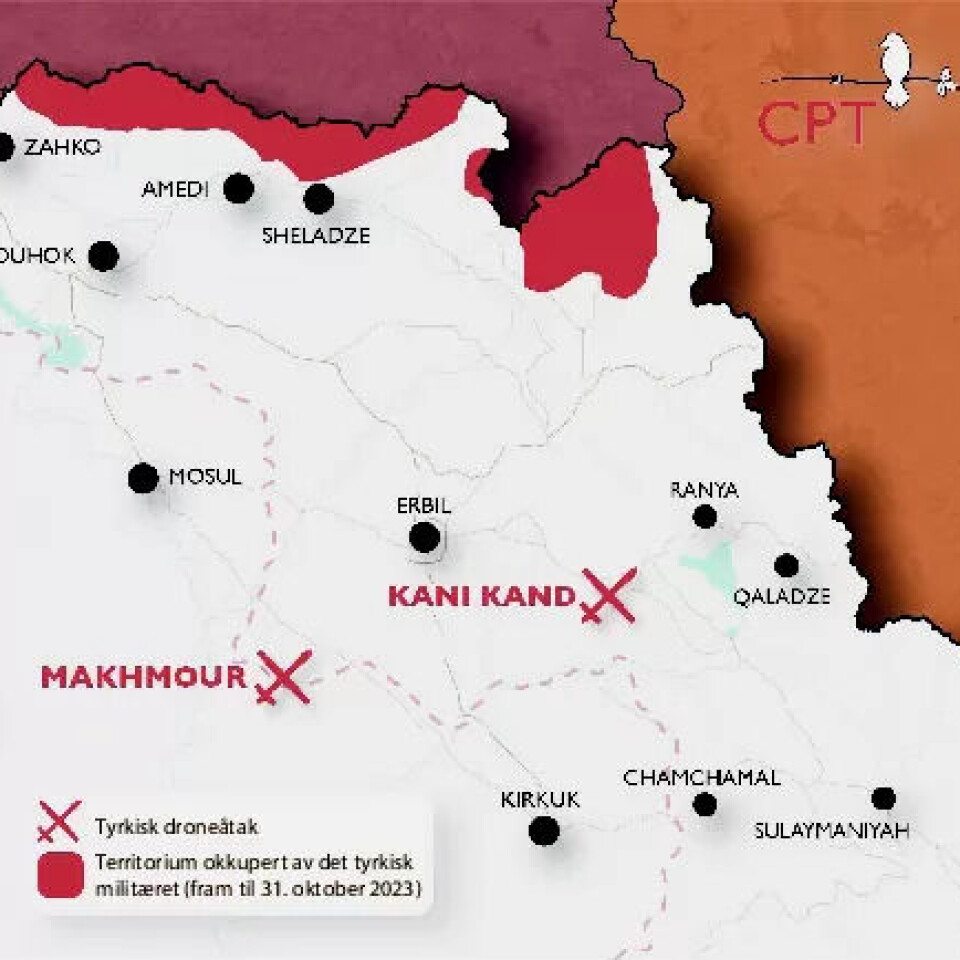 Løynd tyrkisk krig i Irak