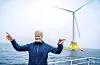Statsminister Jonas Gahr Støre då han deltok på årets internasjonale festival for flytande vindturbinar, Floating Wind Days i Haugesund i slutten av mai.