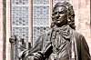 J.S. Bach-statuen utanfor Thomaskyrkja i Leipzig.