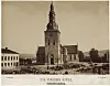 Oslo domkyrkje fotografert kring 1870, då L.M. Lindeman var organist der.