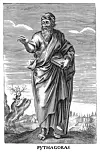 Greske Pytagoras (570–500 f.Kr.) var matematikar, filosof og astronom.