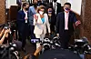 Speaker Nancy Pelosi i parlamentet i Taipei i Taiwan 3. august 2022.