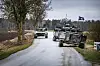 Gotlands Regiment patruljerer øya med stridvogner 16. januar.