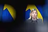 Magdalena Andersson held pressekonferanse.
