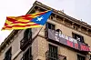 Catalonia har ingen konge, seier plakaten til separatistane som vil ha regionen som eigen stat.