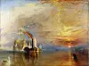 Utsnitt frå J.M.W. Turners (1775–1851) måleri «The Fighting Temeraire, tugged to her last berth to be broken up, 1838».