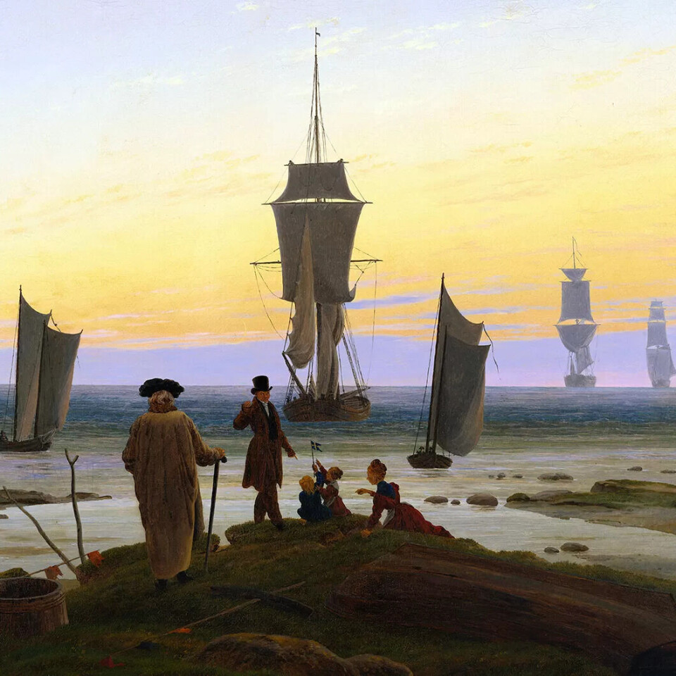 Utsnitt frå måleriet «Livsfasane» (ca. 1835) av Caspar David Friedrich (1774–1840). Utsnitt frå måleriet «Livsfasane» (ca. 1835) av Caspar David Friedrich (1774–1840).