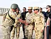 President Abdel Fattah al-Sisi vitjar Sinai-halvøya og helsar på egyptiske tryggingsstyrkar.