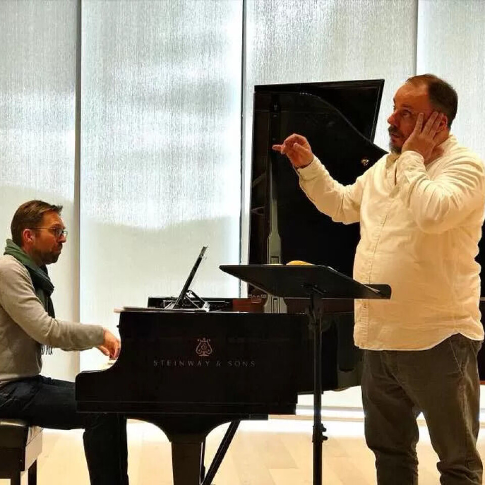 Andsnes og Goerne innstuderer Schumann. Bilete frå Goernes Facebook-side. Andsnes og Goerne innstuderer Schumann. Bilete frå Goernes Facebook-side.