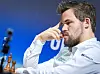 Magnus Carlsen konsentrerer seg om sjakken i Zagreb.