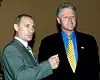 Medan presidentane i den andre supermakta kjem og går, er det alltid den same som vinn i Russland. Her møter Putin Clinton i Brunei i 2000.