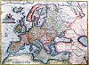 Europa teikna av Antwerpen-kartografen Abraham Ortelius i 1595.