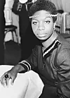 Nina Simone fotografert i London i 1968.