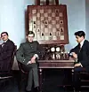 Alekhin (til venstre) og Capablanca (til høgre) i unge år.