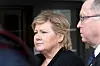 Statsminister Erna Solberg saman med konsernsjef Eldar Sætre i Equinor.