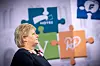 Statsminister Erna Solberg på Dagsrevyen på NRK 20. januar 2020.