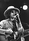 Bob Dylan då ha spelte i Houston 25. januar 1975, rett før det omtalte albumet kom ut for første gong.