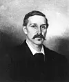 Eit oljemåleri av den skotske forfattaren, poeten og essayisten Robert Louis Stevenson (1850–1894), måla av den franske kunstnaren Ernest Narjot.