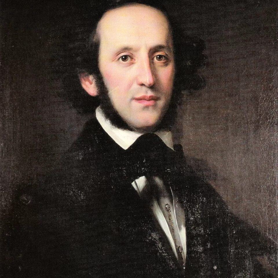 Felix Mendelssohn-Bartholdy (1809–1847). Måleri av Eduard Magnus. Felix Mendelssohn-Bartholdy (1809–1847). Måleri av Eduard Magnus.