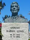 Minnesmerke på Gran Canaria: leksvikingen Bjørn Lyng.