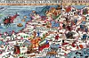 På Olaus Magnus’ Carta Marina fra 1539 over «Finmarchia», kjenner me att stadnamn som Makkaur, Omgang og – sentralt øvst i biletet – Vardøhus, teikna som eit mektig slott.
