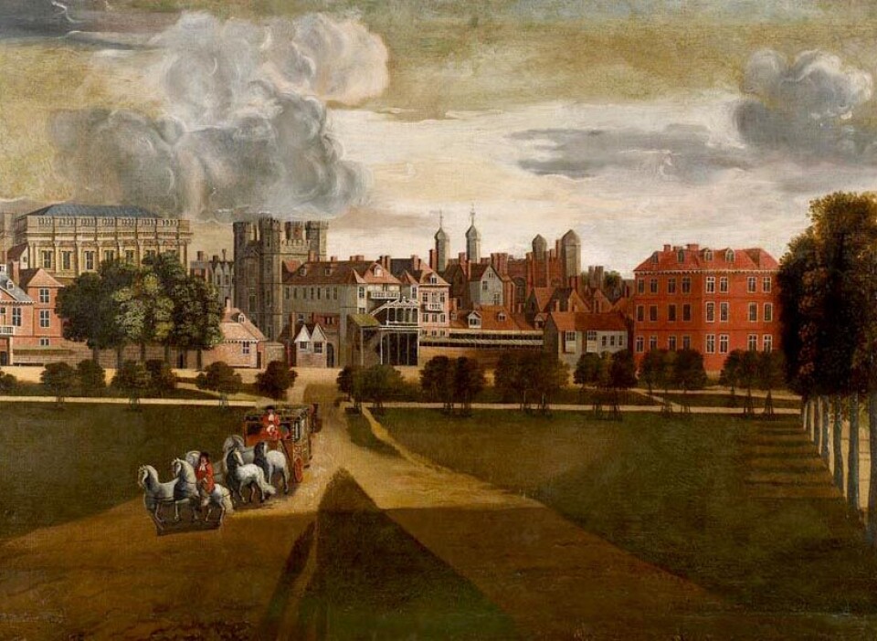 «The Old Palace of Whitehall», Hendrick Danckerts (1625–1680).