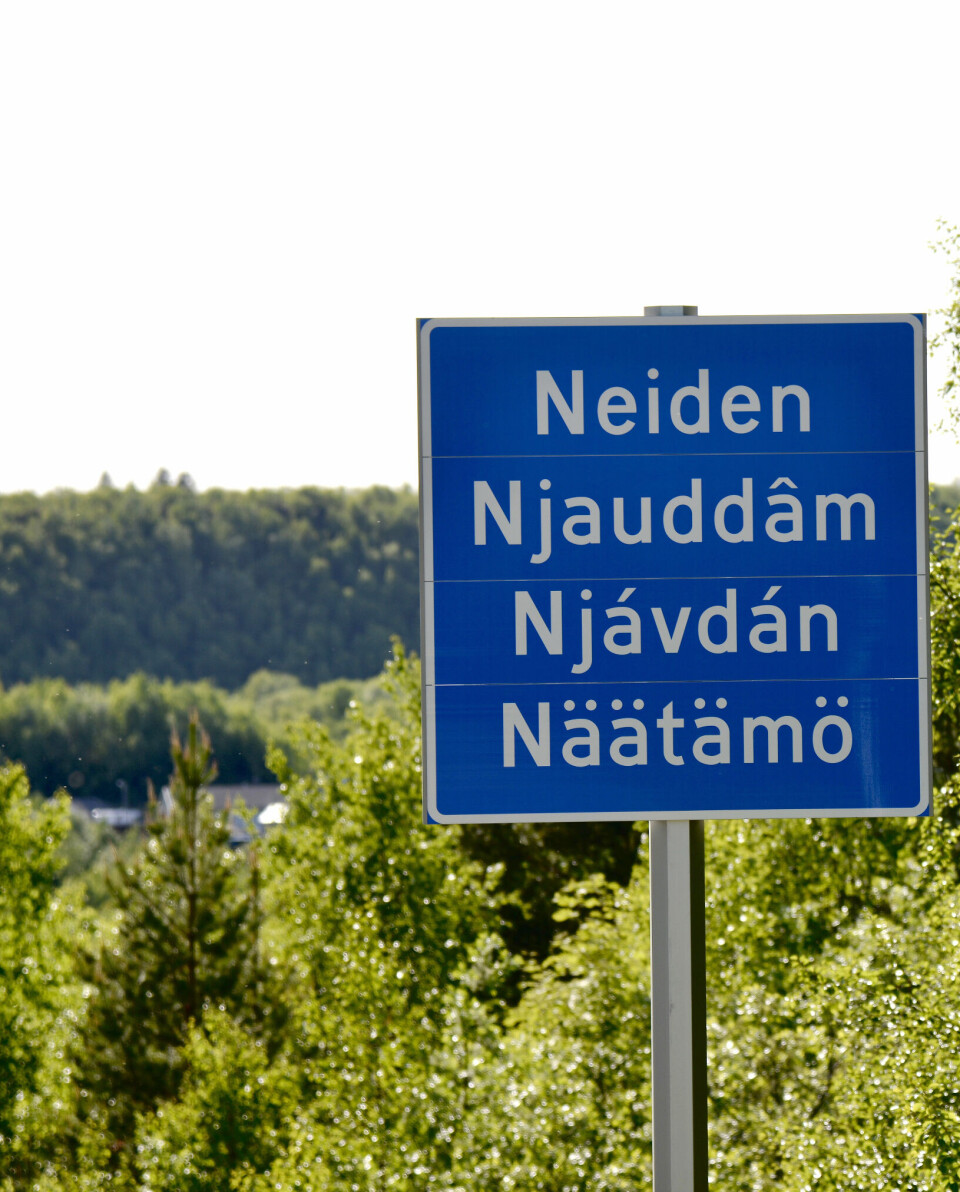 Neiden tangerer verdsrekorden i offisielle stadnamnvariantar.