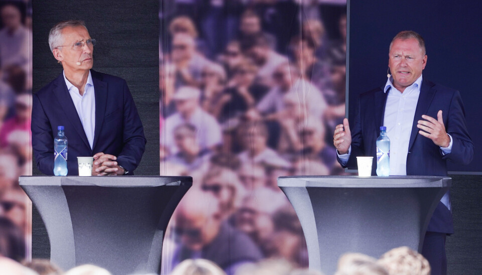Jens Stoltenberg og Nicolai Tangen innleier om korleis Oljefondet skal takle turbulente tider under Arendalsveka i august i år.