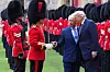 President Donald Trump and Britain's King Charles III review the Guard of Honour after the arrival at Windsor Castle in Windsor, England, Wednesday, Sept. 17, 2025. Kirsty Wigglesworth/Pool via REUTERS