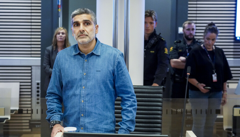 Arfan Bhatti er tiltat for medverknad til terror etter åtaket i Oslo. Her er han i Oslo tilgrett. Oslo 20250903. Arfan Bhatti i rettssal 250 i Oslo tingrett onsdag.Arfan Bhatti er tiltalt for medvirkning til terror etter skyteangrepet i Oslo sentrum 25. juni 2022.Foto: Ole Berg-Rusten / NTB