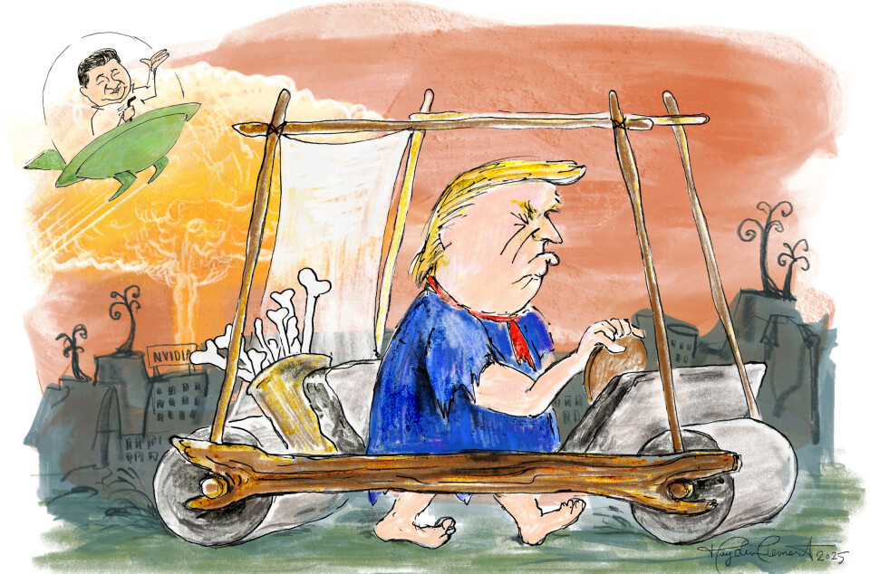 Eit kinesisk nakketak på Vesten