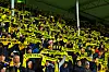 Bodø 20260218. Bodø7glimt supportere før fotballkampen i Champions League mellom Bodø/Glimt og Inter på Aspmyra stadion.Foto: Thomas Andersen / NTB